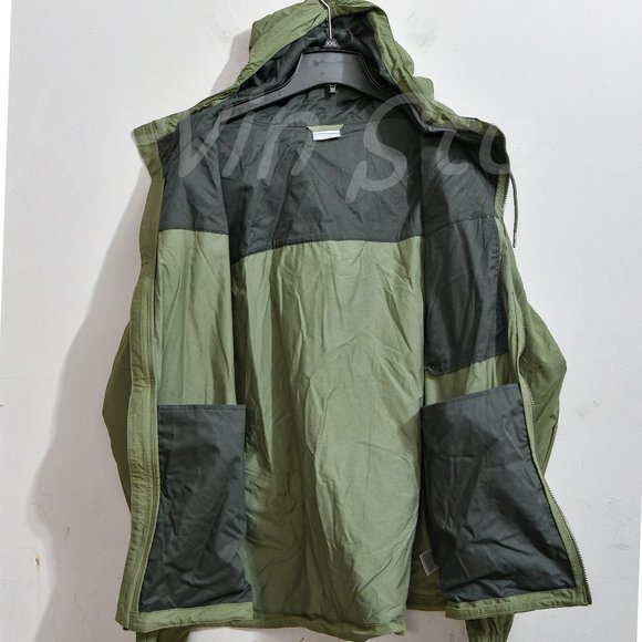 NWT Columbia Men's wheeler peak windbreaker green - Picture 7 of 10